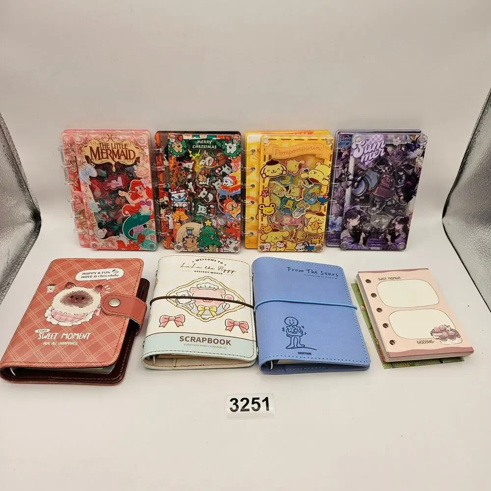 KAWAII MINI NOTEBOOK JOURNAL LOT SANRIO DISNEY MEMO SCRAPBOOK